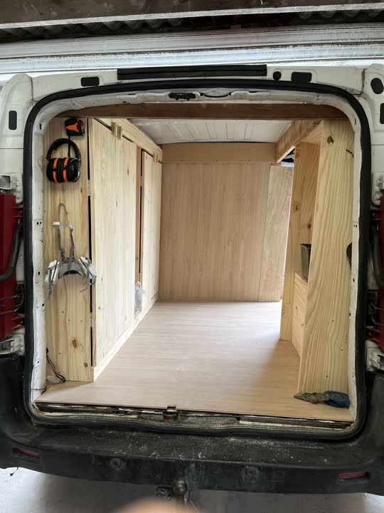 Aménagement intérieur d'un utilitaire